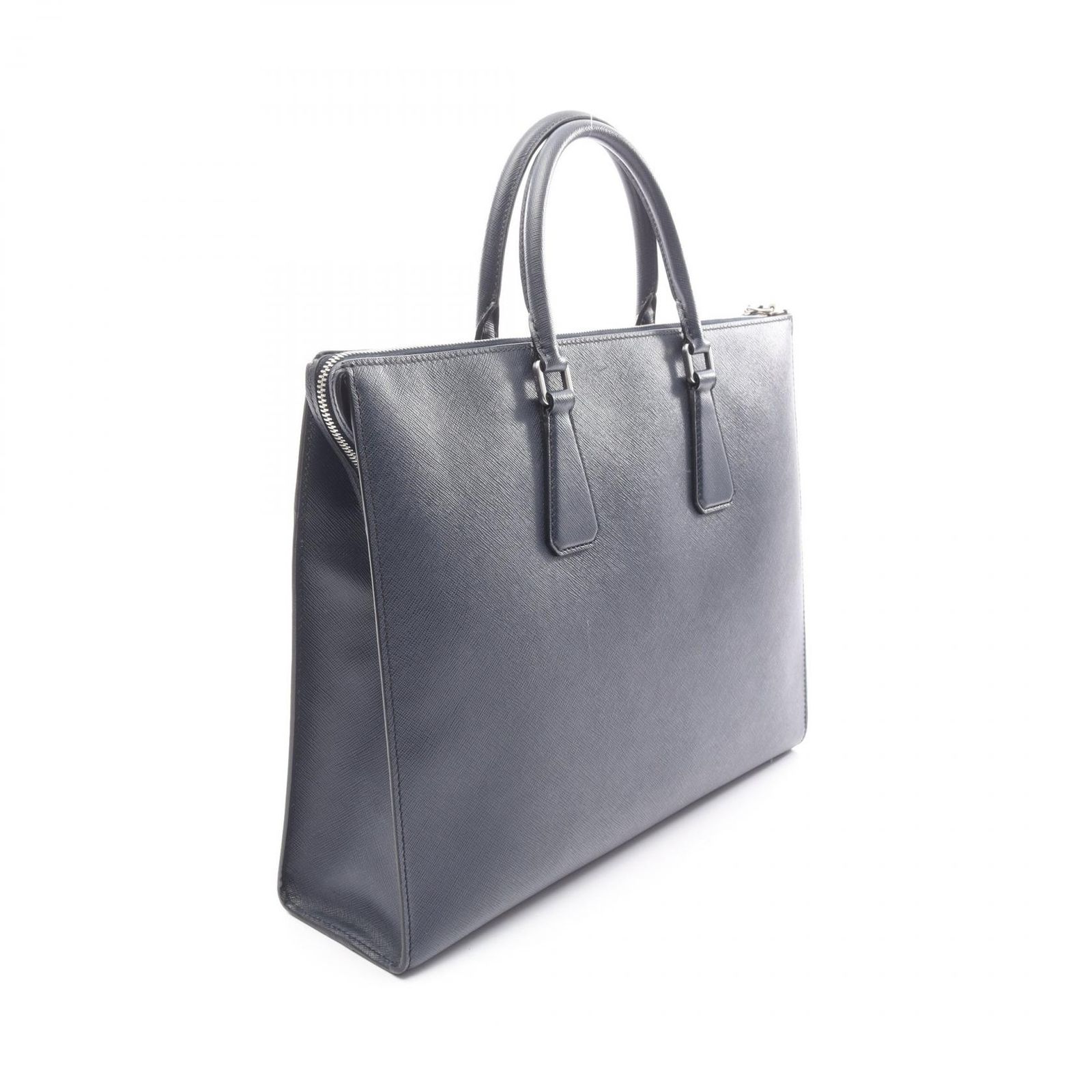 プラダ PRADA ビジネスバッグ ネイビー サフィアーノレザー