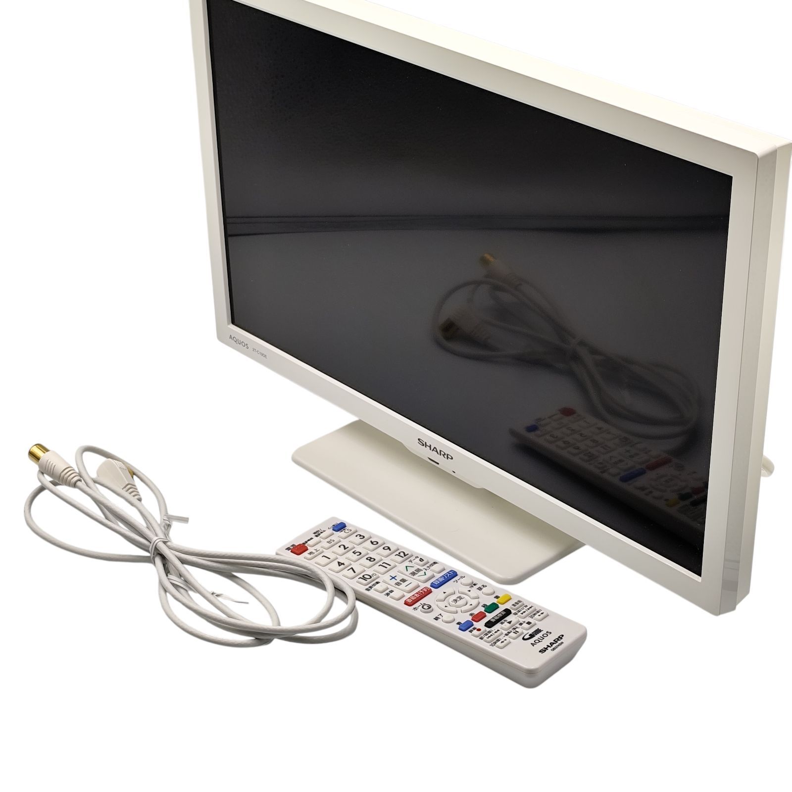 管理番号3426】シャープ 19V型 液晶 テレビ AQUOS 2T-C19DE-W