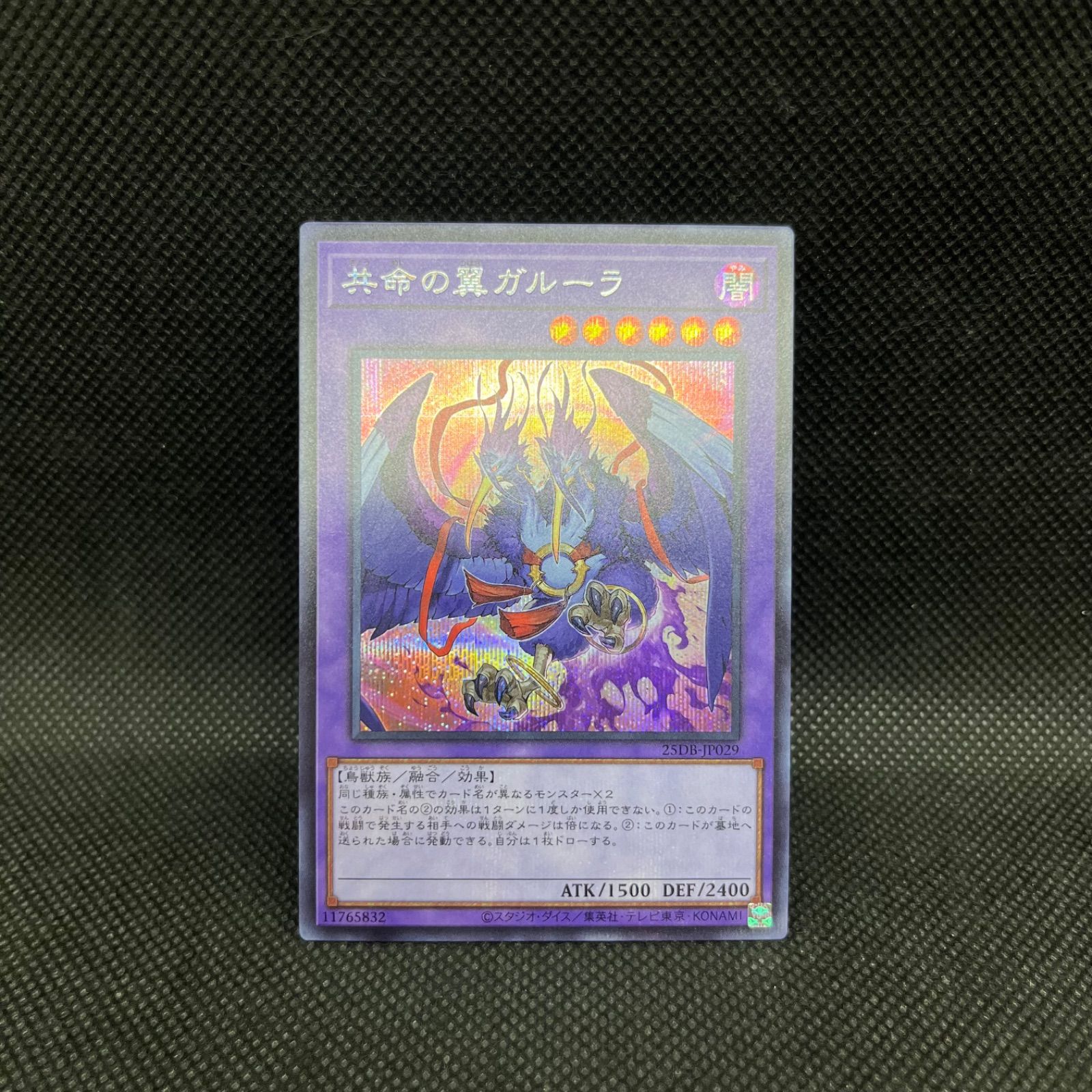 遊戯王 共命の翼ガルーラ シークレットレア - メルカリ