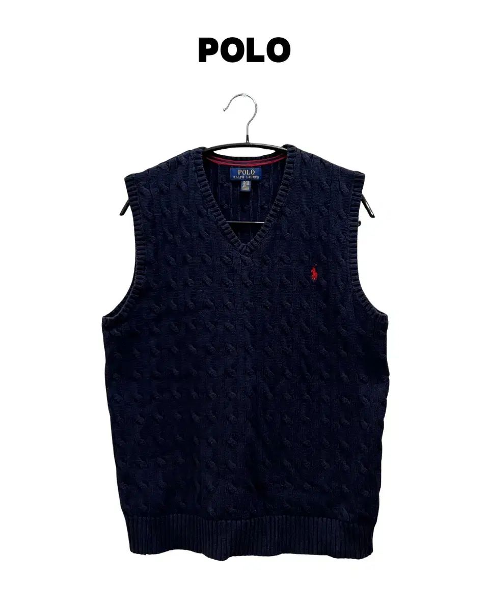 POLO RALPH LAUREN キッズ/ウィメンズ ケーブル編み ニット ベスト