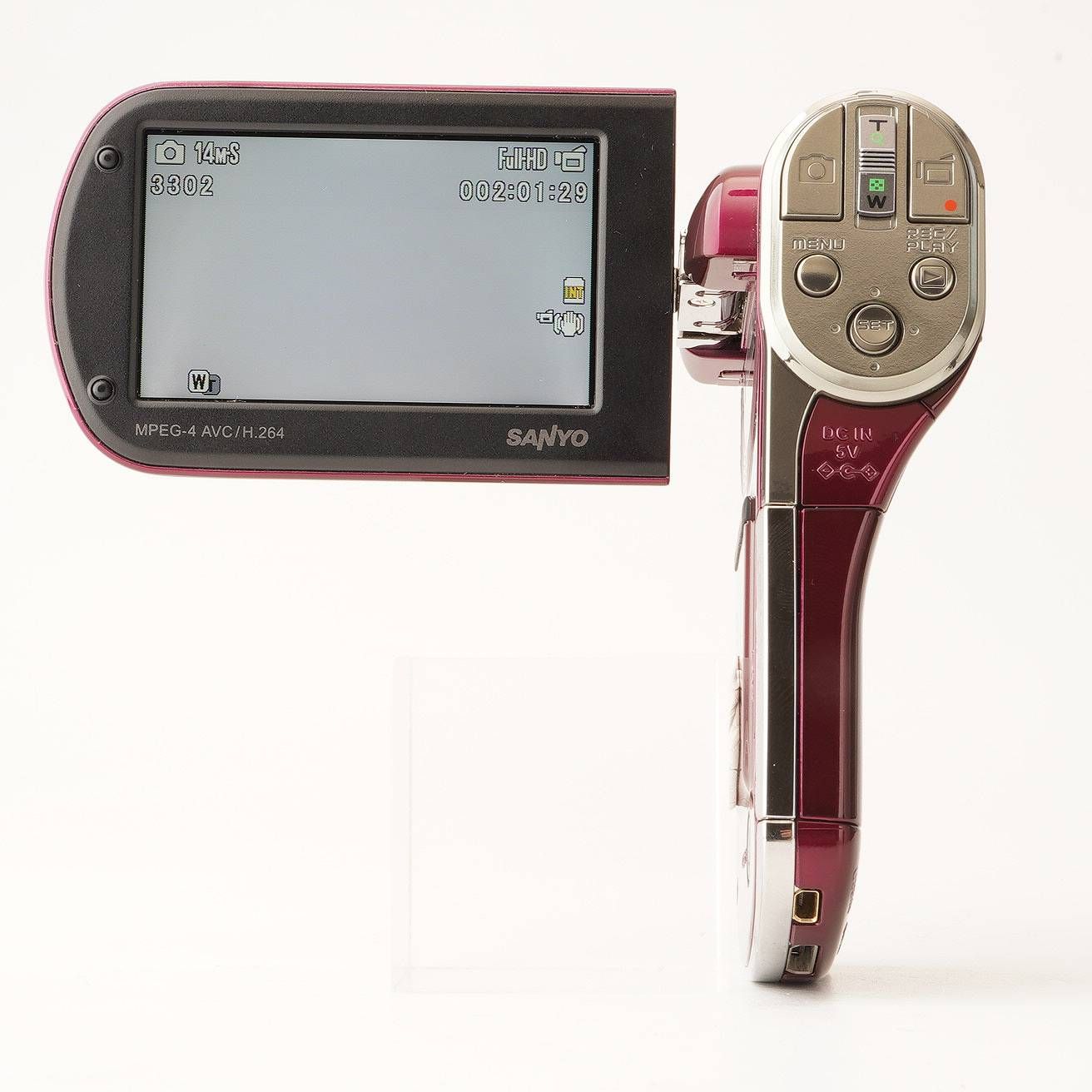 Sanyo Xacti DMX-CG110 ワインレッド - メルカリ