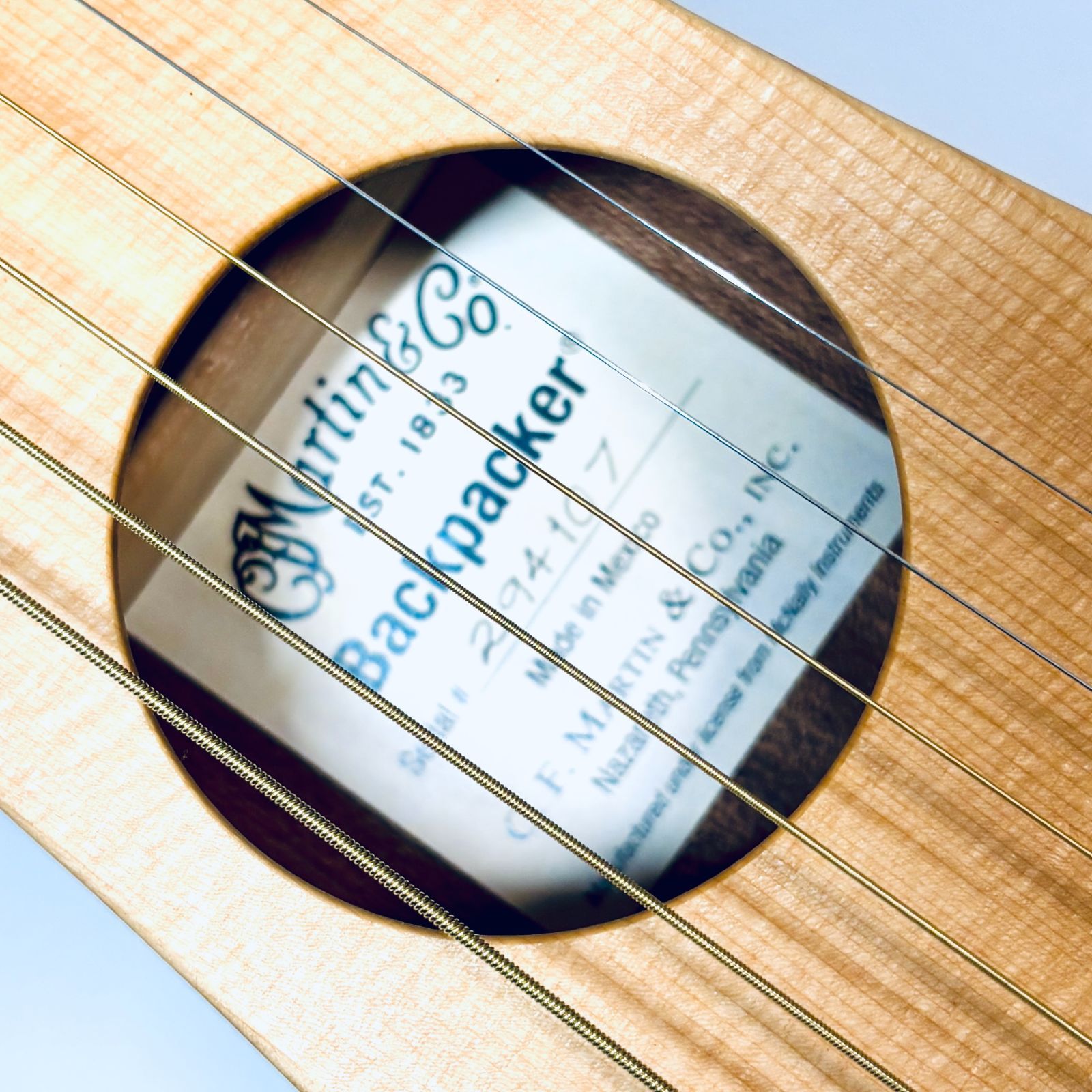 新品（試奏程度）】アコースティックギター Martin Backpacker