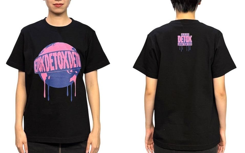 ワンオクロック ワンオク 2025 DETOX JAPAN グッズ Tシャツ 黒 C S