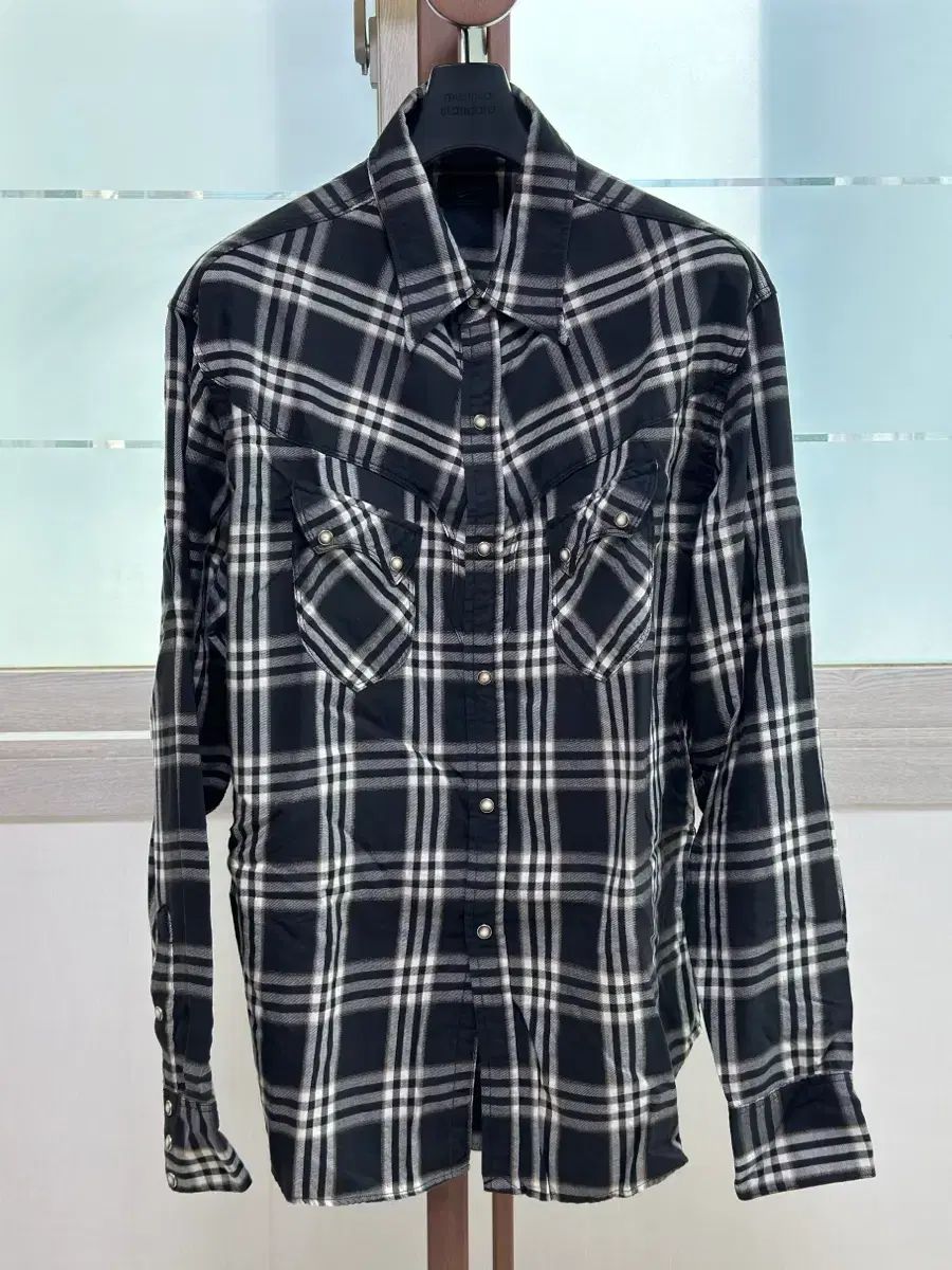 スティーブンソンオーバーオール コーデ CD 3 ウェスタン シャツ CHECK XL