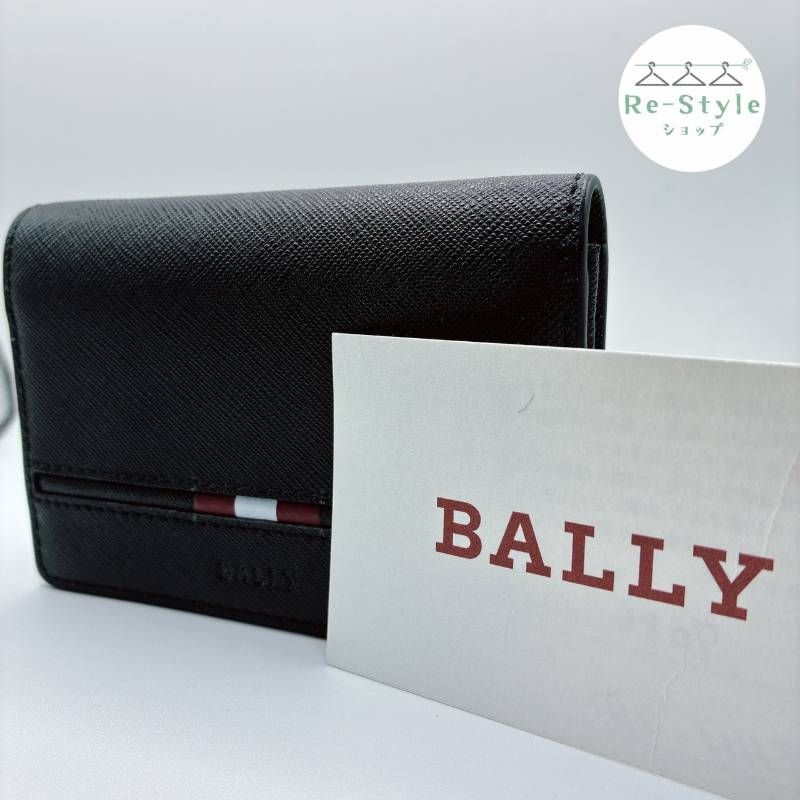 BALLY バリー 名刺入れ カードケース ライン トレインスポッティング