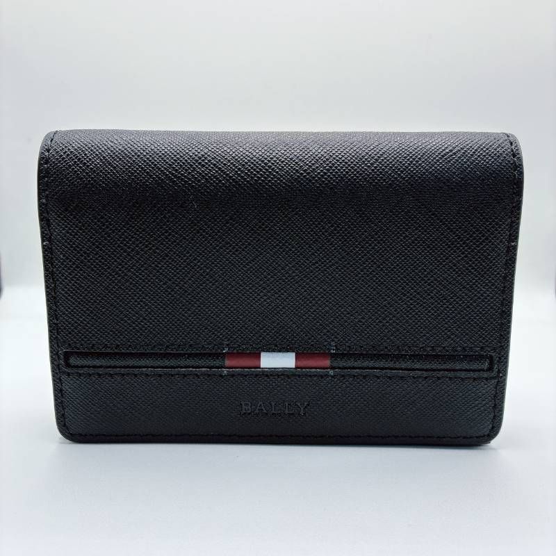 BALLY バリー 名刺入れ カードケース ネイビー レザー473 の購入 T7284