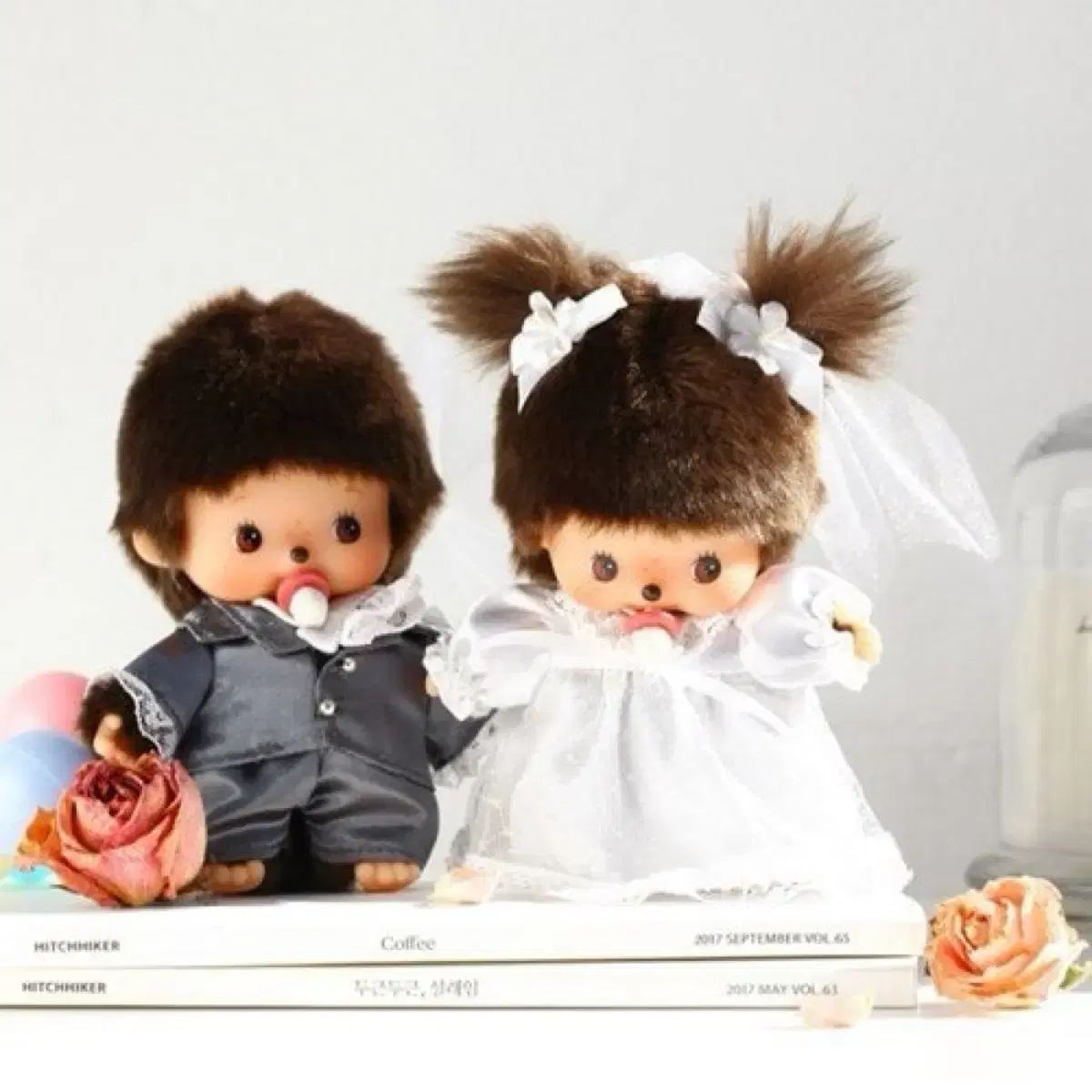 正規品 レア物 / モンチッチ ベビチッチ ウェディングセット / 未開封