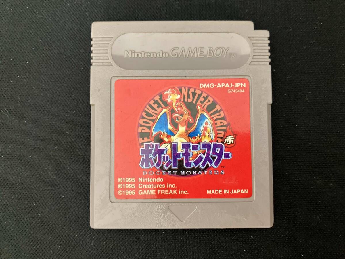 【美品】ポケットモンスター 赤 箱・説明書欠品/動作確認済み】ポケットモンスター(赤) - メルカリ