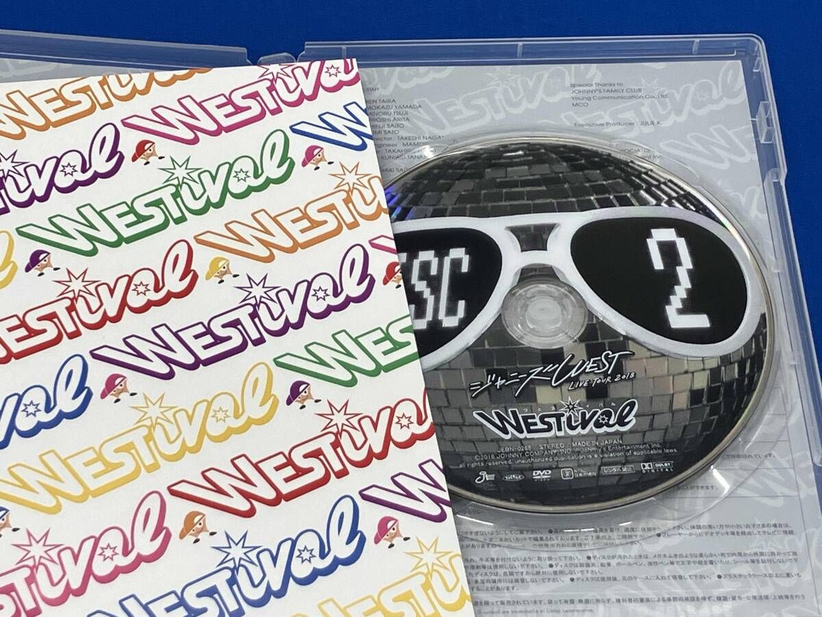 ジャニーズWEST LIVE TOUR 2018 WESTival 初回　DVD Amazon.co.jp: ジャニーズWEST LIVE TOUR 2018 WESTival [DVD] 初回