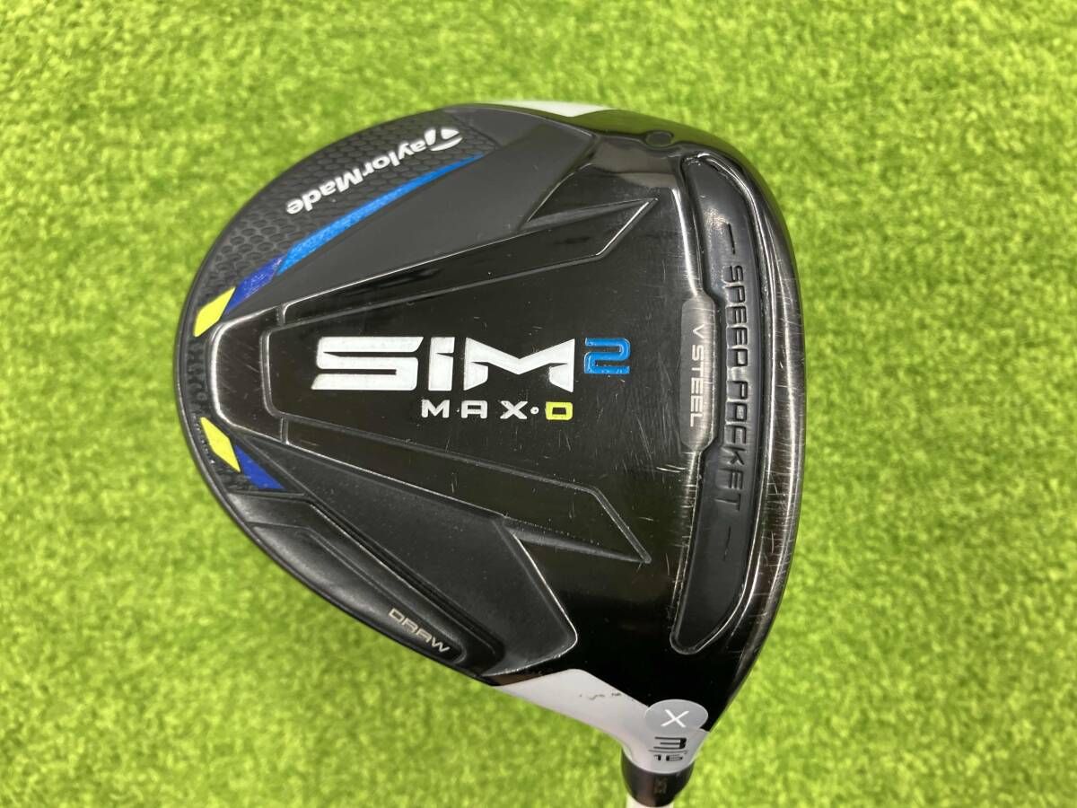 テーラーメイド SIM 2 MAX D フェアウェイ 16° 5 フレックスX ヘッドカバーあり
