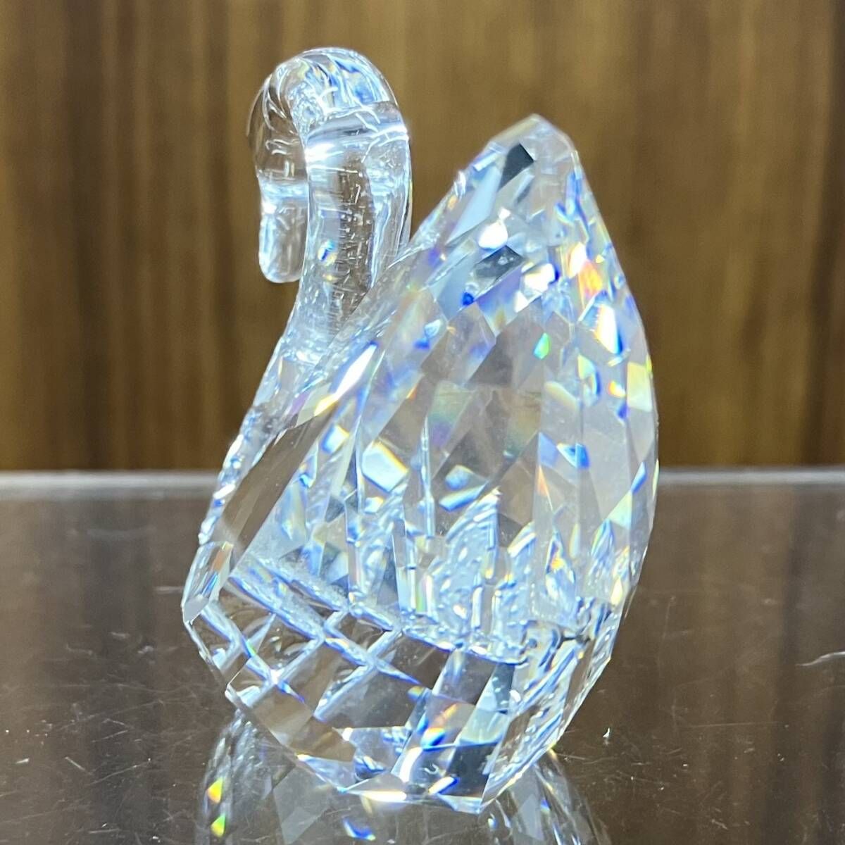 スワロフスキー SWAROVSKI 置物 スワン - メルカリ