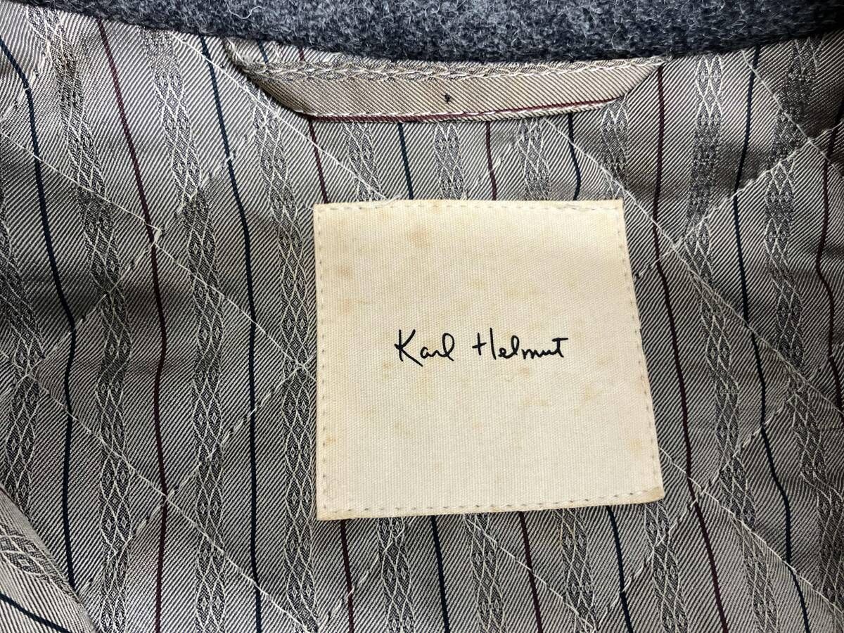 Karl helmet/ その他ジャケット/ウール混/グレー ワッペン付 5 kj-1