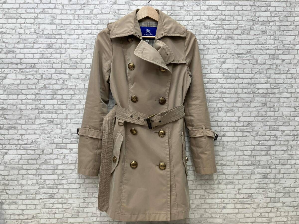 バーバリーブルーレーベル トレンチコート 36 レディース