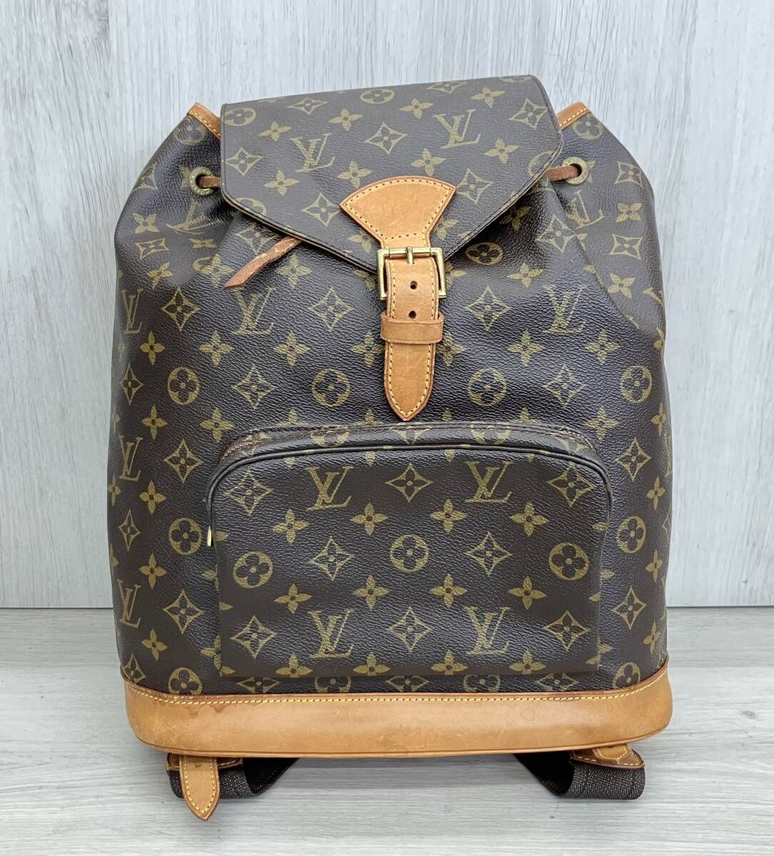 LOUIS VUITTON ルイ・ヴィトン モノグラム モンスリGM バッグ リュック