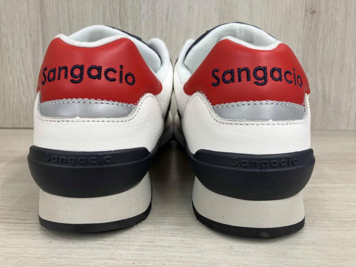 SANGACIO スニーカー 28cm TRICOLOR 赤 ホワイト ネイビー - メルカリ