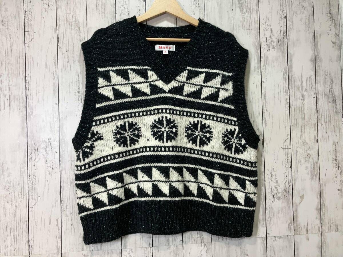 MASU エムエーエスユー ニットベスト ベスト MVFW KN 0322 サイズ48