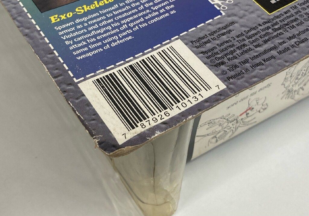 McFARLANE TOYS SERIES 4 EXO SKELETON SPAWN (茶アーマー / 半分