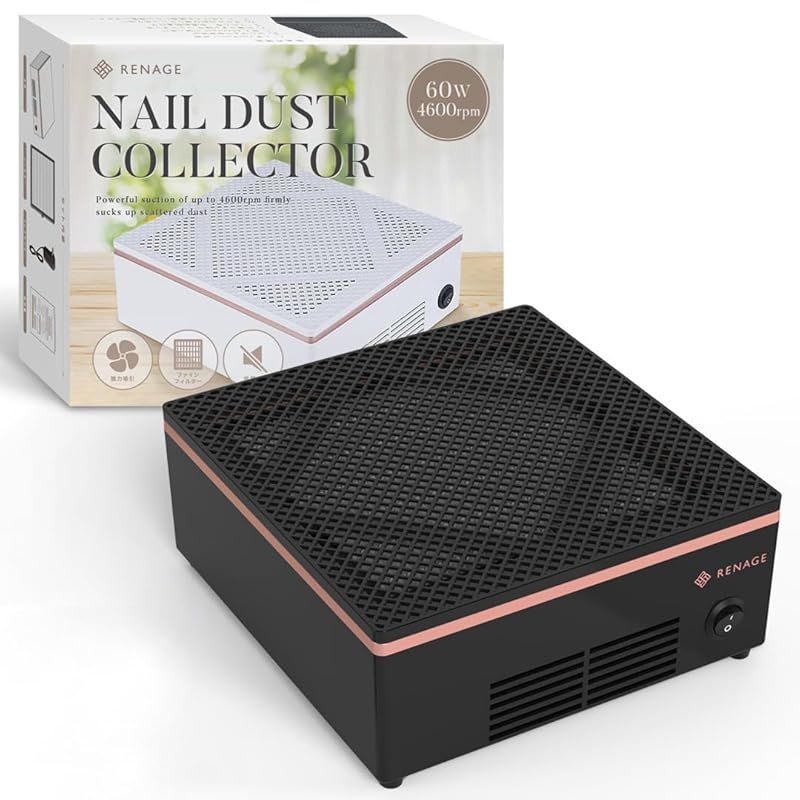 ネイル 集塵機 ネイルダスト クリーナー 人気YouTuber監修 RENAGE
