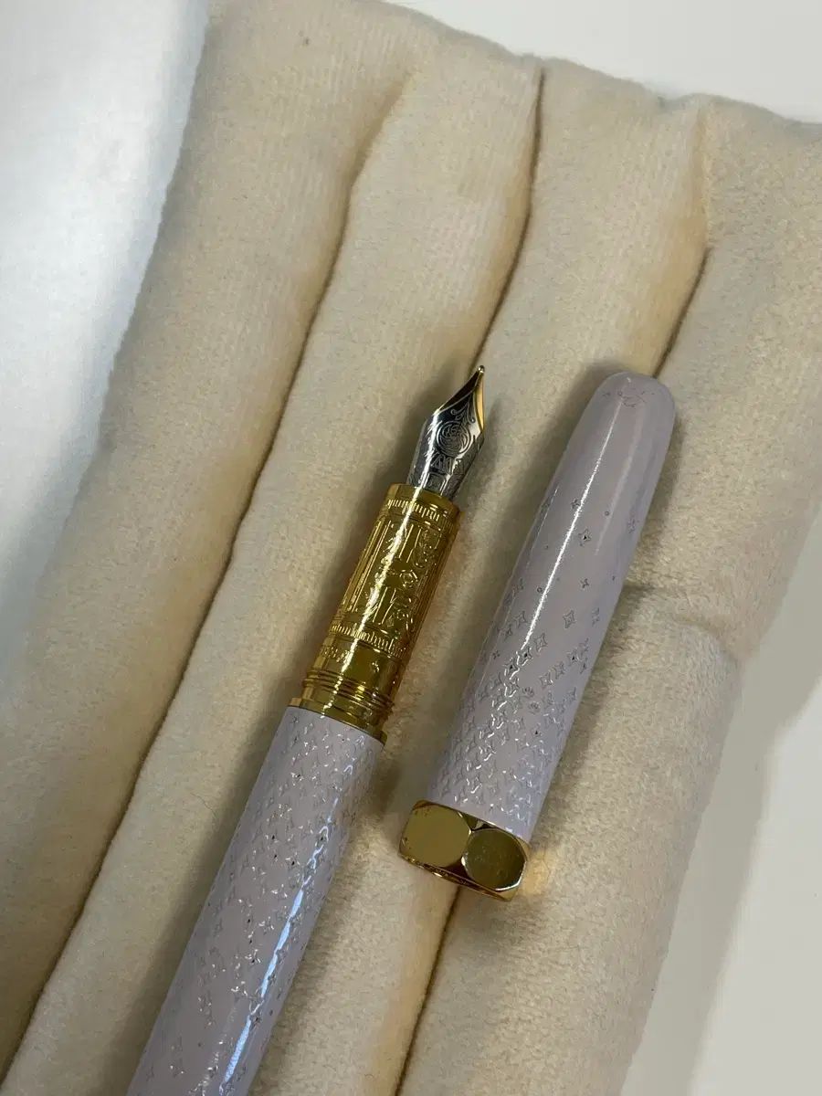ペリスホイールプレス 万年筆 ビジュー サンドキャッスルクレー M