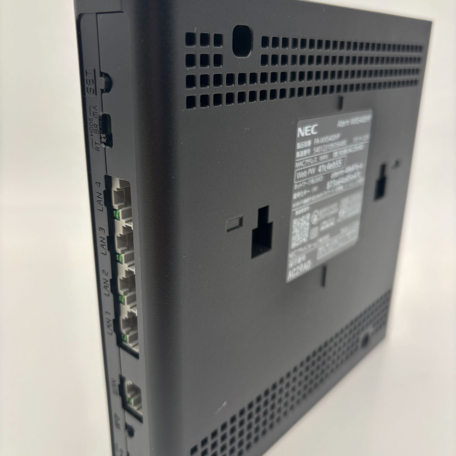 中古・美品】NEC Aterm PA-WX5400HP Wi-Fi 6 無線LANルーター - メルカリ