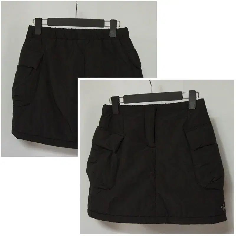 ゼクシィミックス ブラック ダウン スカート レディース L - メルカリ