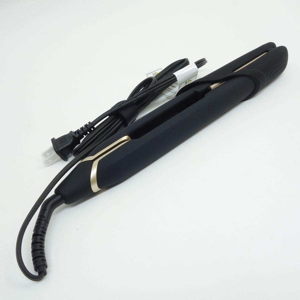 【新品未使用】KINUJO DS200-BK ヘアアイロン 未使用】KINUJO 絹女 DS200-BK ストレートヘアアイロン ブラック