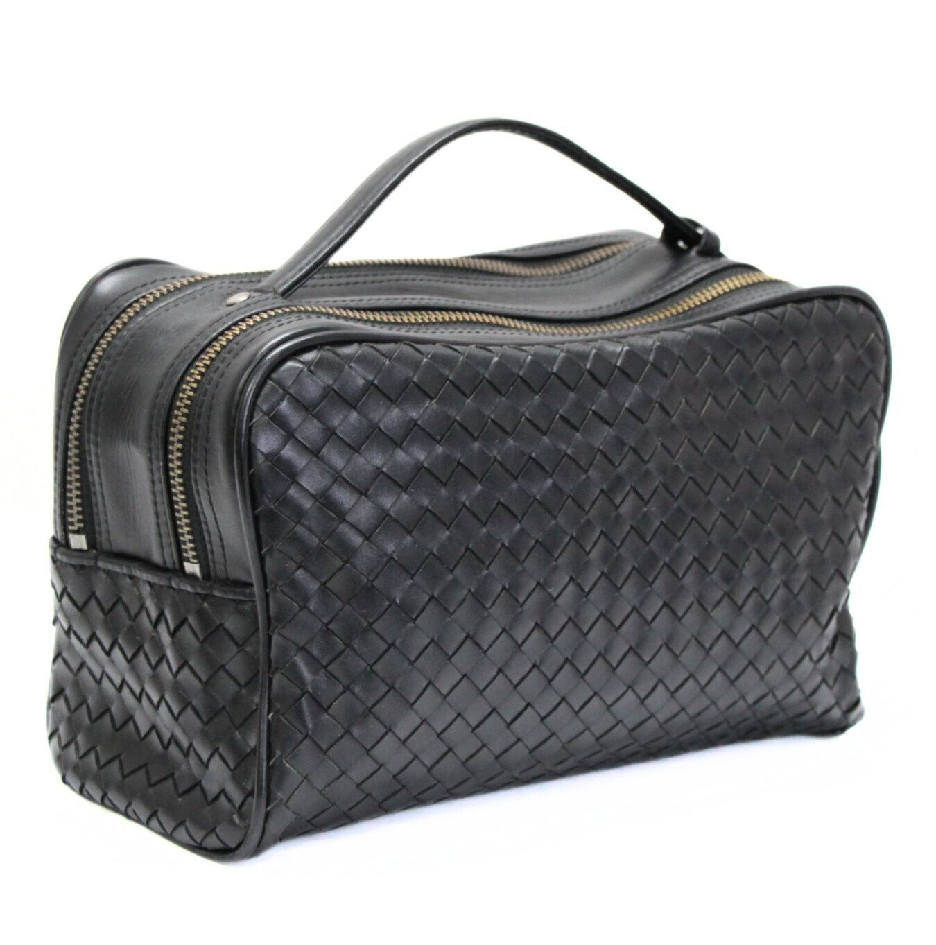 ボッテガヴェネタ BOTTEGA VENETA イントレチャート ダブルファスナー