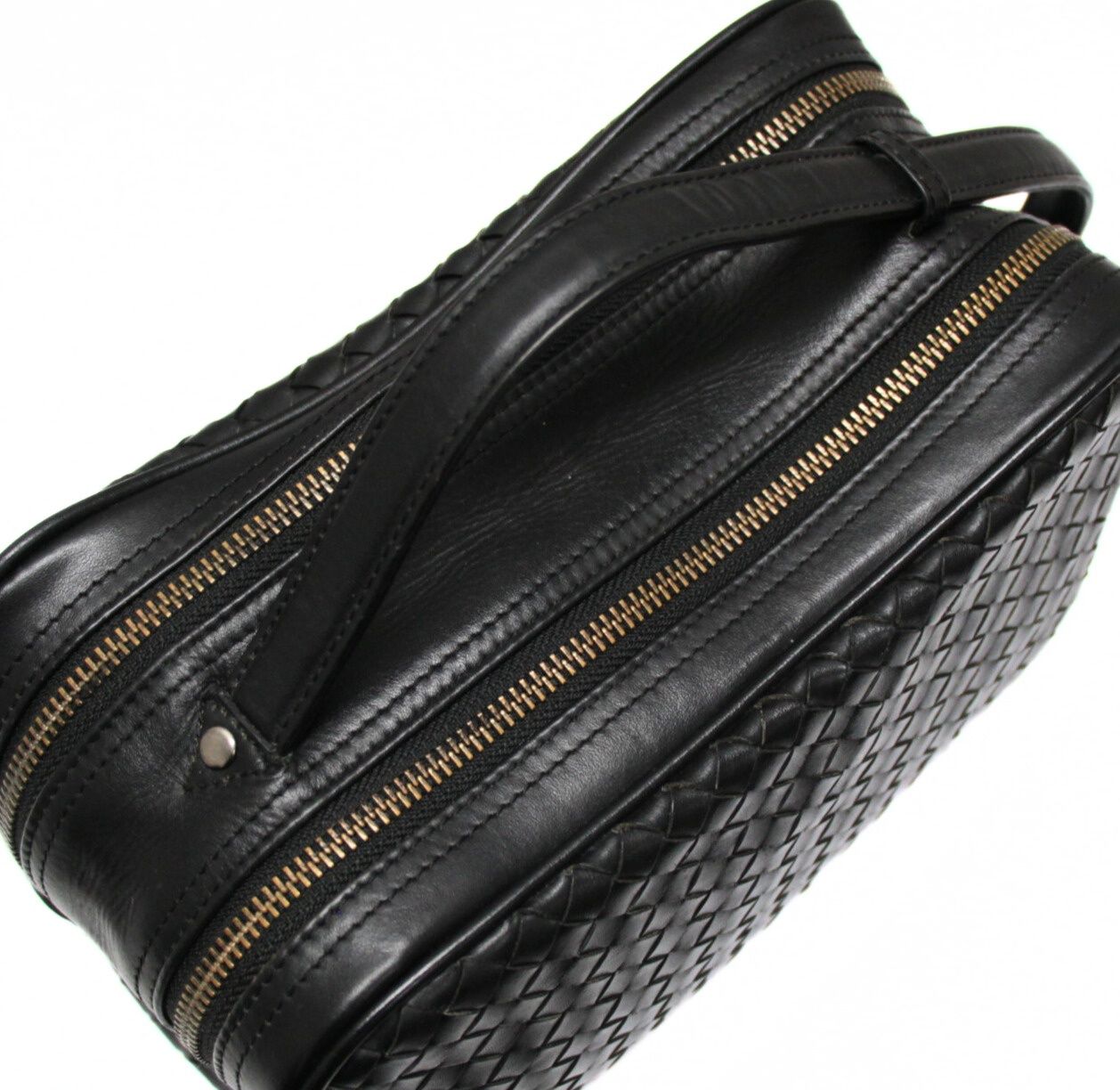 ボッテガヴェネタ BOTTEGA VENETA イントレチャート ダブルファスナー