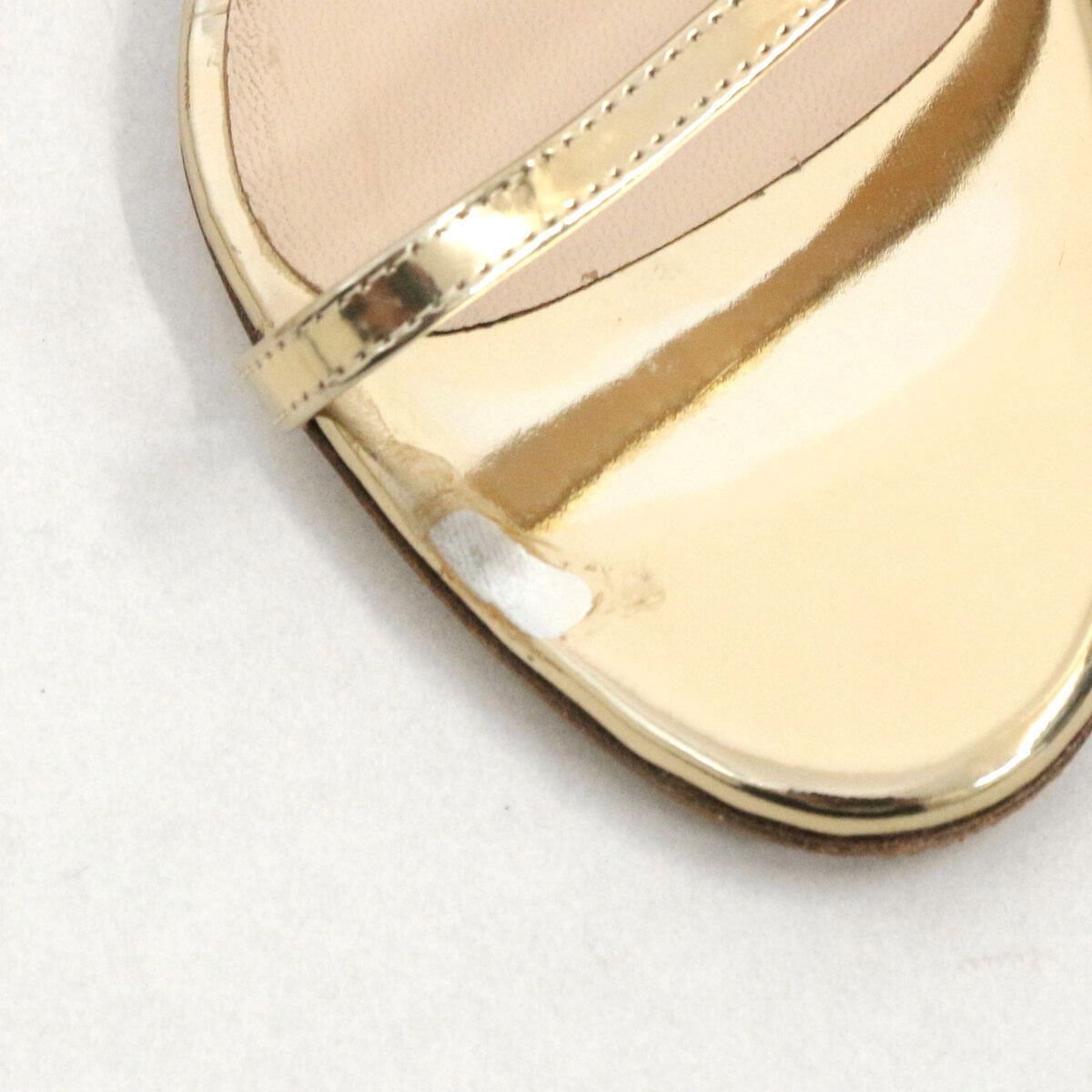 NEBULONI E. ゴールド サンダル 37 サイズ Deuxieme Classe購入 NEBULONI E. ネブローニ 22SS ゴールドサンダル