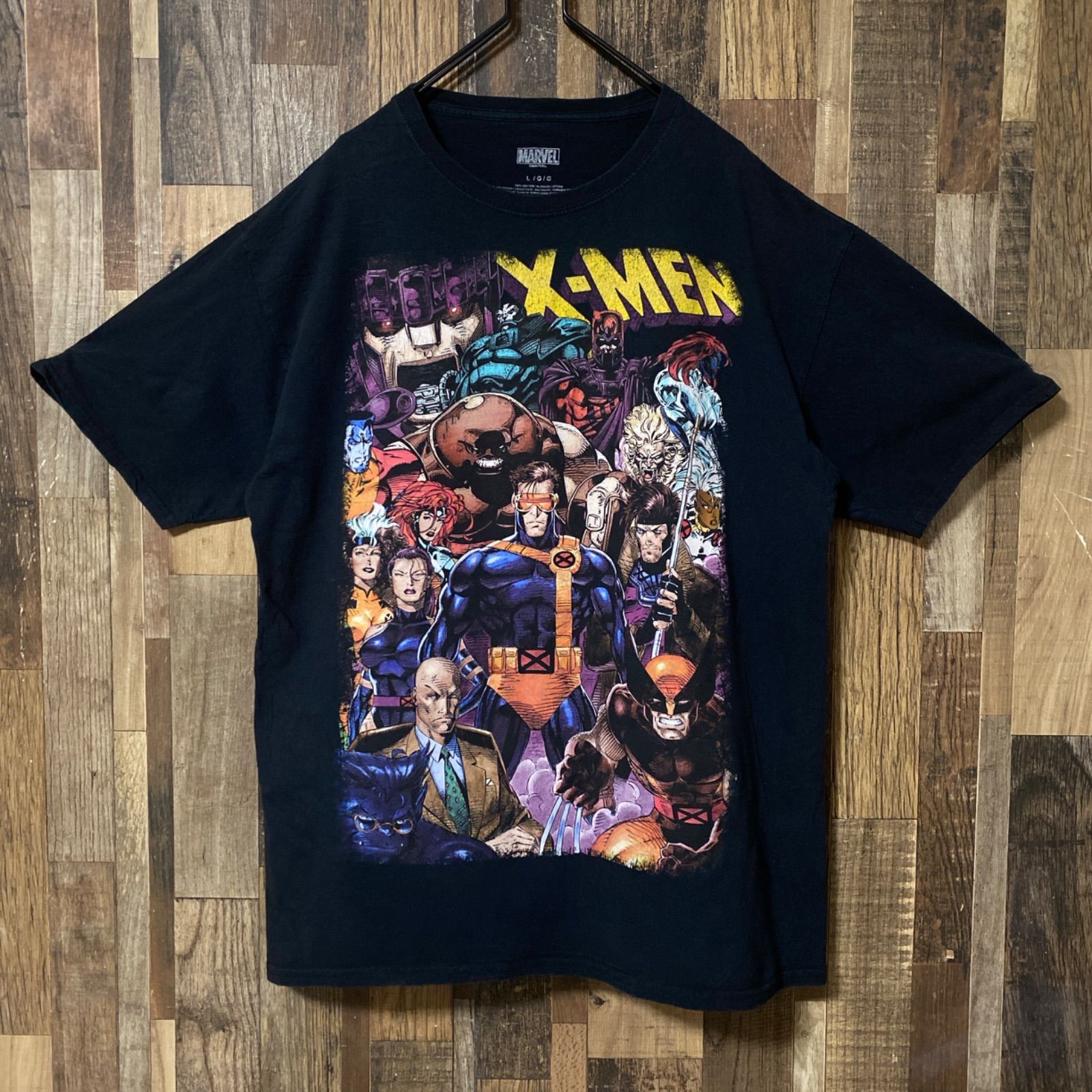 L マーベル アメコミ X-MEN キャラT キャラクター ビッグプリント
