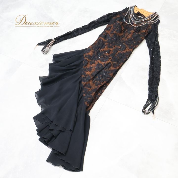 ヤナギダダンスウェア　ラテンドレス 社交ダンス♪ヤナギダ 競技用ドレス ♪ Garuda SHOP レディース社交