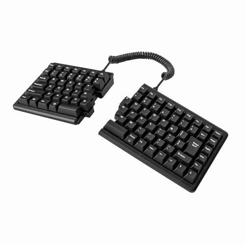 iSTEL MD 770 日本語配列 茶軸 分離型 キーボード 有線 USB 88 キー 黒色 PBT 白色ダブルショット MX Cherry マクロ機能搭載 Nキーロールオーバー対応 メディアキー対応 日本正規代 3 c 2 6255