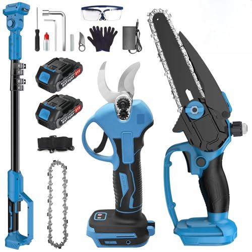 新品】【新進化モデル】高枝チェーンソー 高枝電動バサミ 大容量