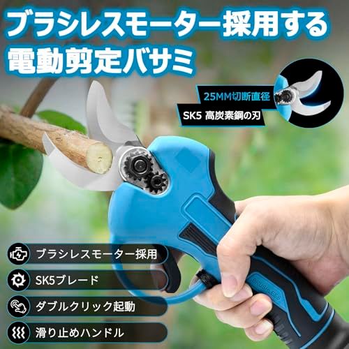 新品】【新進化モデル】高枝チェーンソー 高枝電動バサミ 大容量