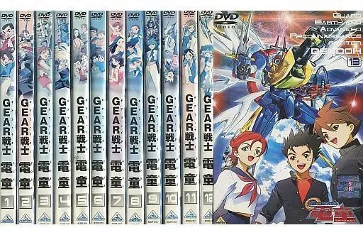 中古】アニメ レンタルアップDVD GEAR戦士 電童 単巻全13巻セット