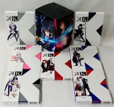 中古】アニメDVD K [期間限定版]全7巻セット(アニメイト全巻収納BOX