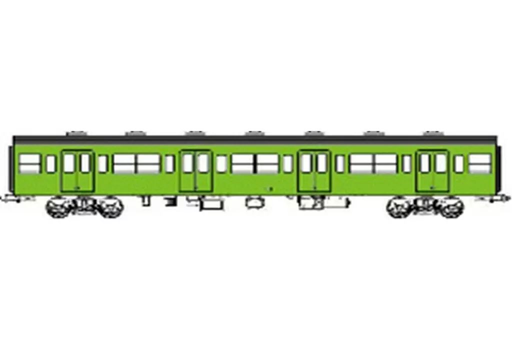 鉄道模型 HOゲージ 1 80 国鉄103系非ユニット窓 非冷房車 黄緑6号動力なし増結1両セットC TW 103 TC
