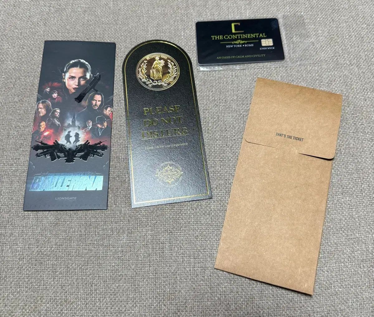 新品未開封 バレリーナ オリジナルグッズ ジョンウィック 非売品 ジョンウィック バレリーナ アクリルスタンド ジョン・ウィック