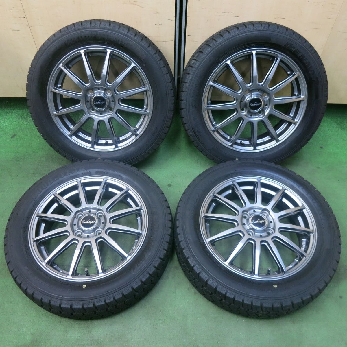 ★*★様 15インチ スタッドレス　ホイールセット　フリード　バリ溝　美品 1シーズン バリ溝】15インチ×6J/5穴×114.3/195 65-15 スタッドレス