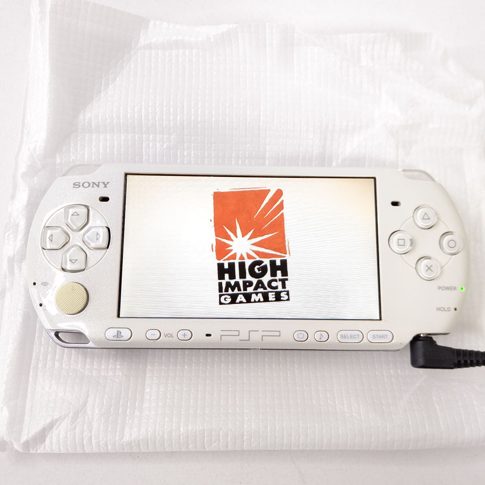 PSP3000 パールホワイト 画面極美品 プレイステーションポータブル 