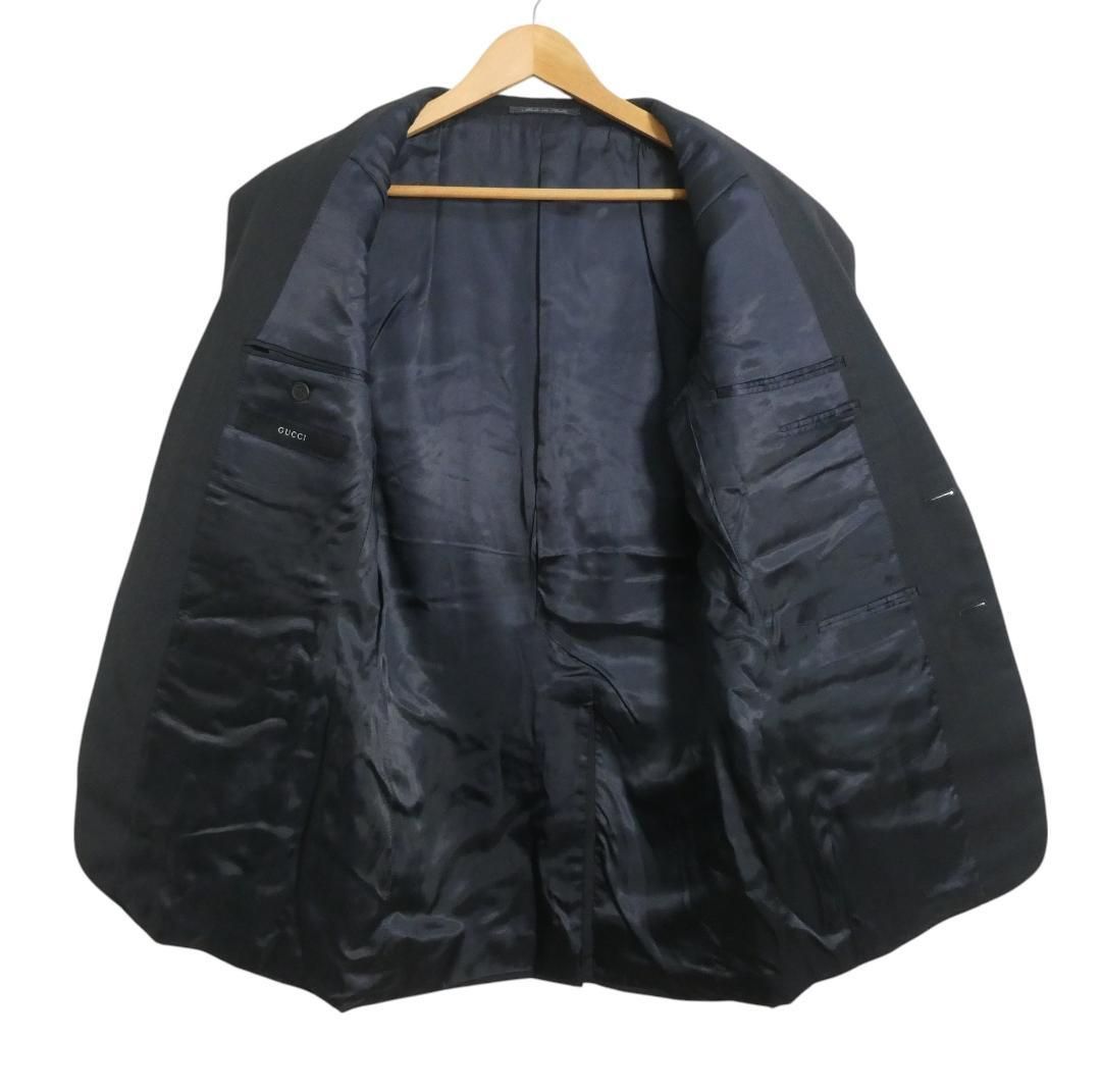 美品！【GUCCI】ブラックスーツ　サイズ46　トムフォード期 美品 GUCCI グッチ サイズ46 トムフォード期 セットアップ スーツ