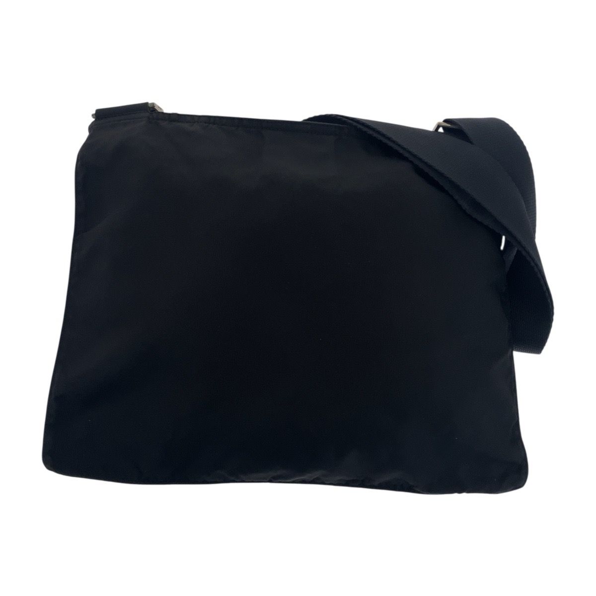 美品 PRADA プラダ テスート 三角ロゴプレート ブラック 黒 美品 PRADA プラダ テスート 三角ロゴプレート ブラック 黒