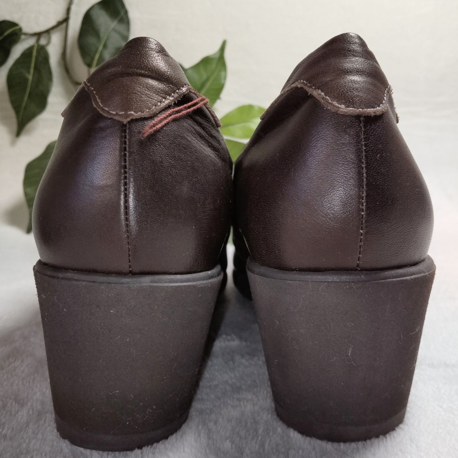 【美品】asics pedalaバーガンディ エナメルウイングチップローファー 美品・未使用】Pedala/ぺダラ/ASICS WALKING/アシックス ウォーキング