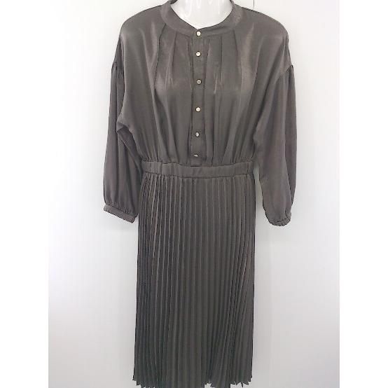 ◇ ROPE PICNIC ロペピクニック ハイネック ウエストゴム 長袖 ロング