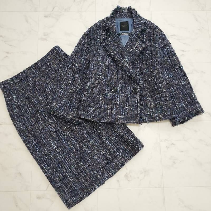 DAMA collection ダーマコレクション セットアップスーツ ツイード