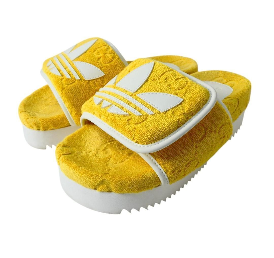 極美品 Gucci×adidas グッチ×アディダス コラボ サイズ約22