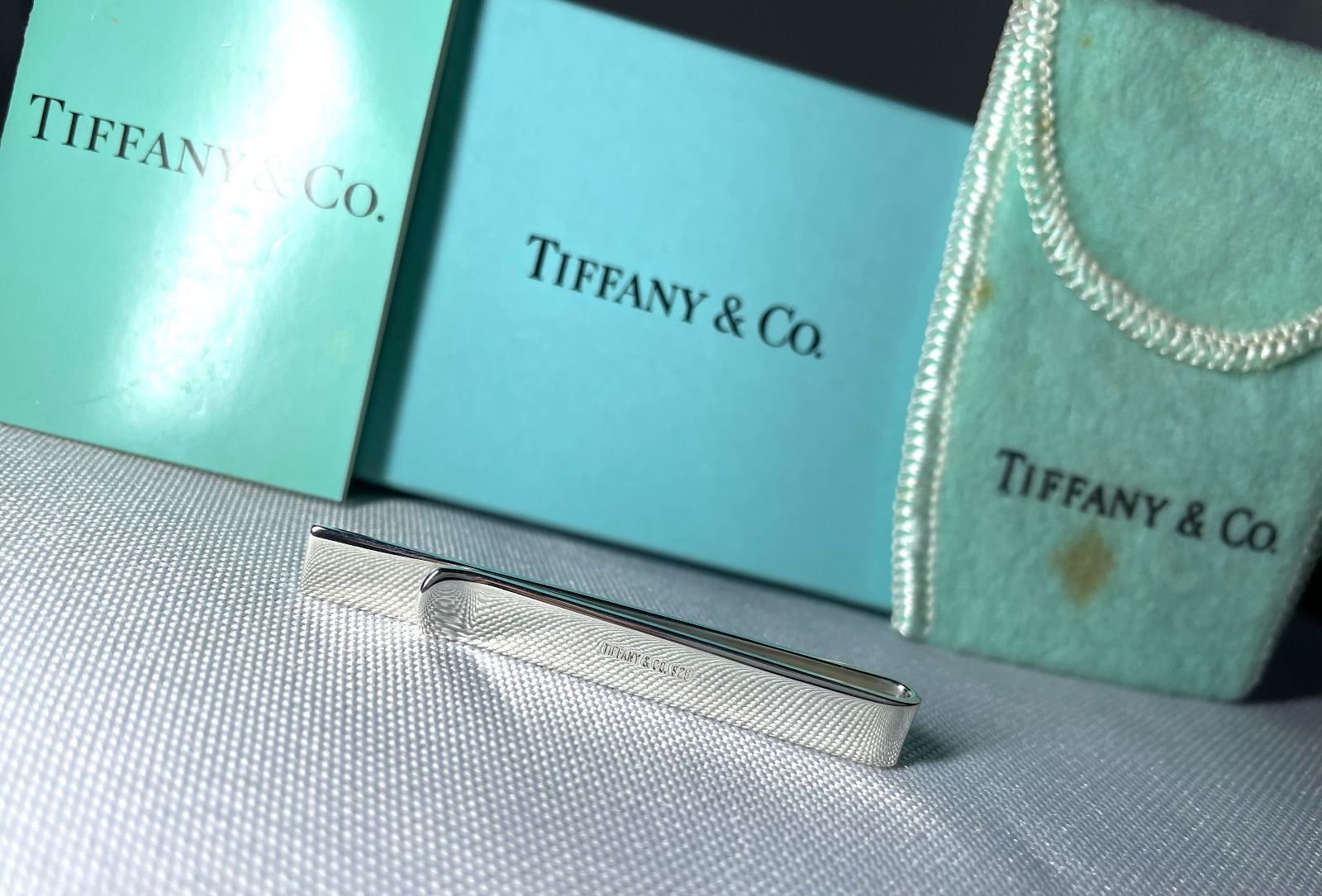 Tiffany & Co. ティファニー ネクタイピン SV925 鏡面シンプル Tiffany & Co. ティファニー ネクタイピン SV925 鏡面シンプル