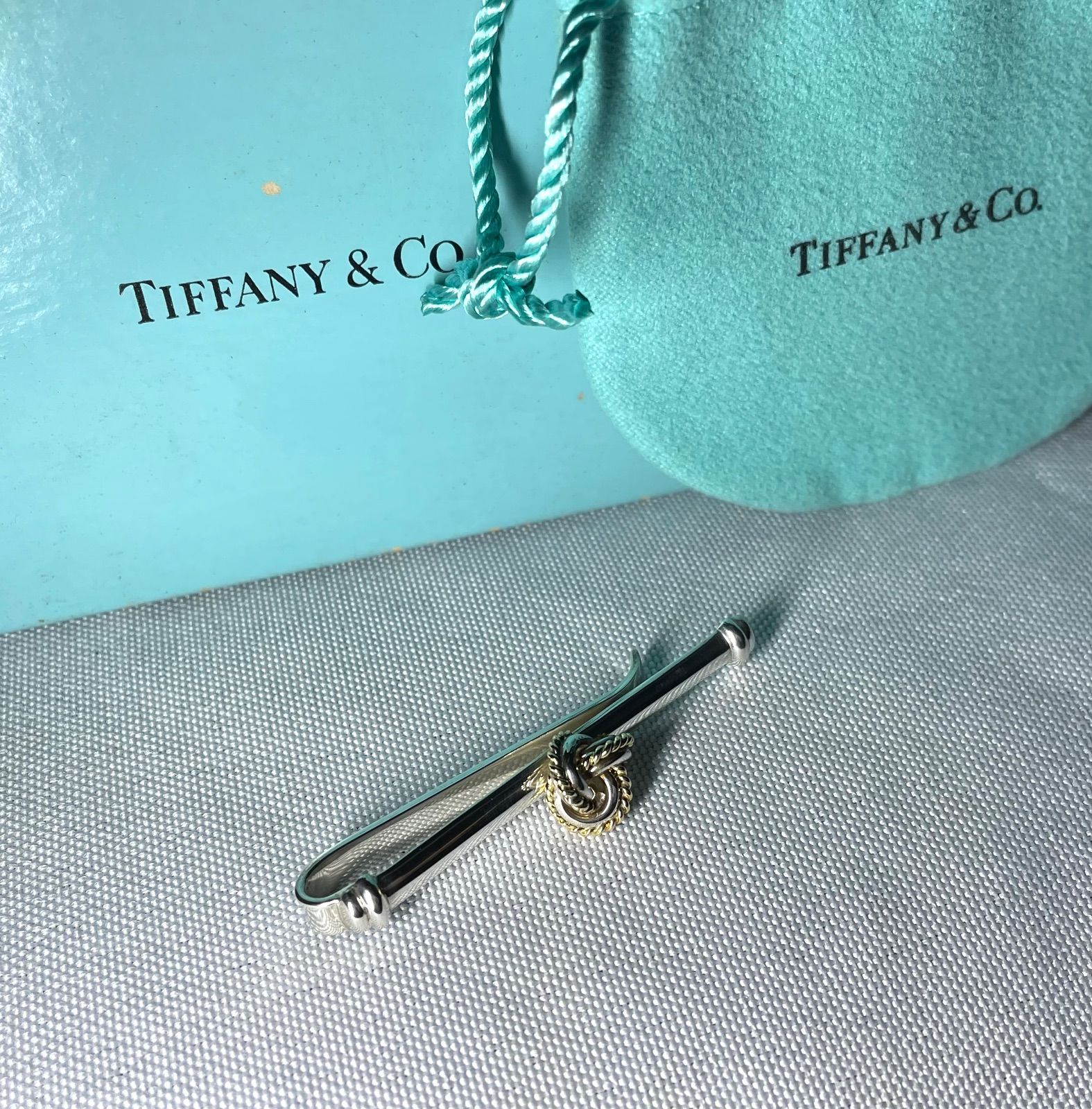 Tiffany ティファニー ネクタイピン シルバー ゴールド 金メッキ Tiffany ティファニー ネクタイピン シルバー ゴールド 金メッキ 楽天