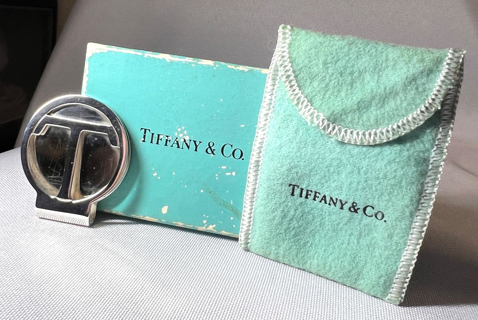 TIFFANY ティファニー Tデザイン スターリングシルバー マネークリップ