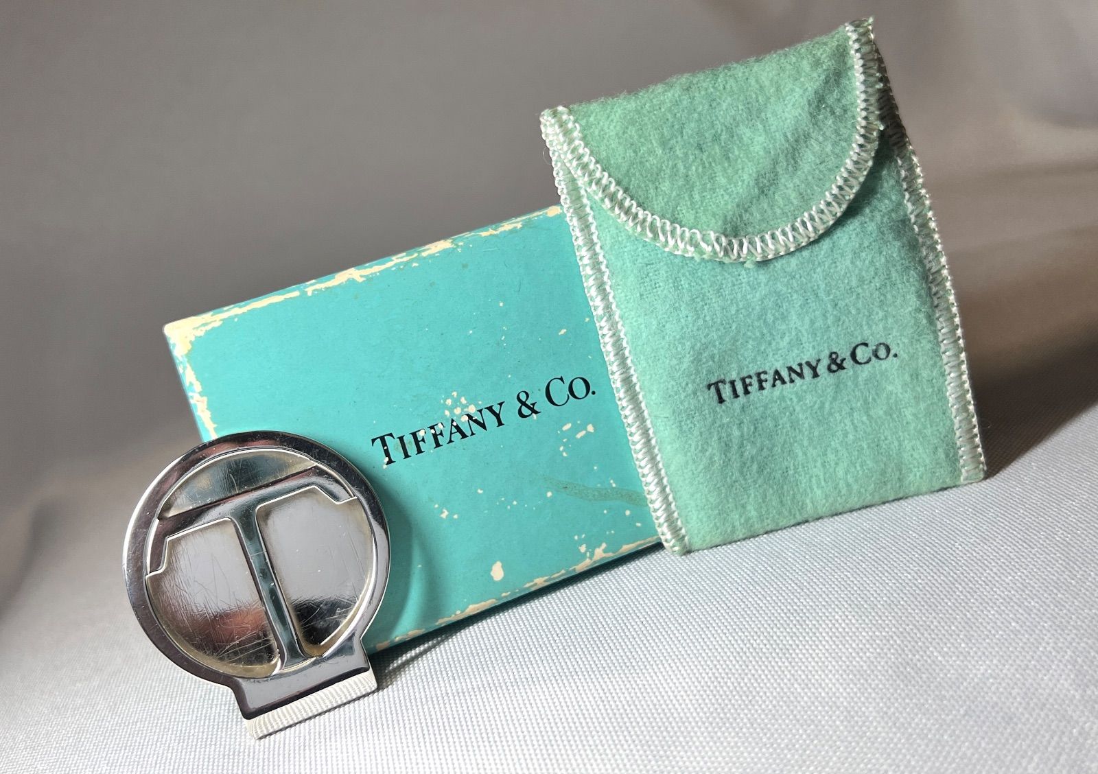 TIFFANY ティファニー Tデザイン スターリングシルバー マネークリップ